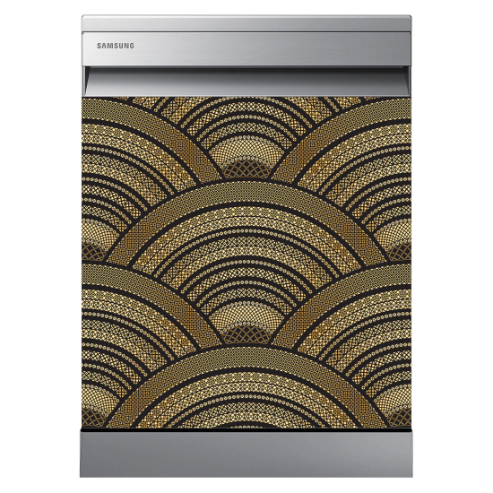 Dishwasher Sticker - Oriental pattern