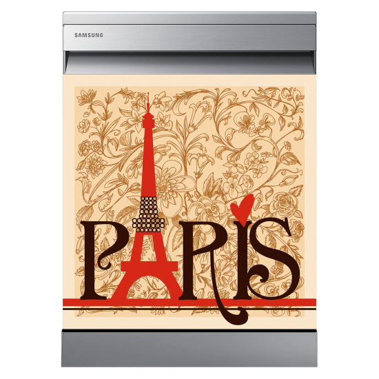 Dishwasher Sticker - Paris