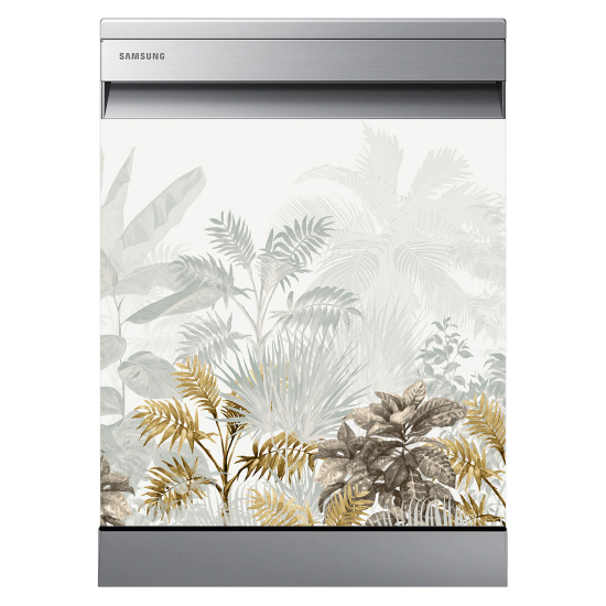 Dishwasher Sticker - Tropical forest