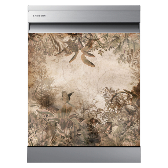 Dishwasher Sticker - Tropical forest