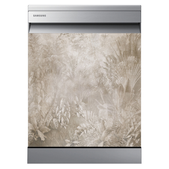 Dishwasher Sticker - Tropical forest