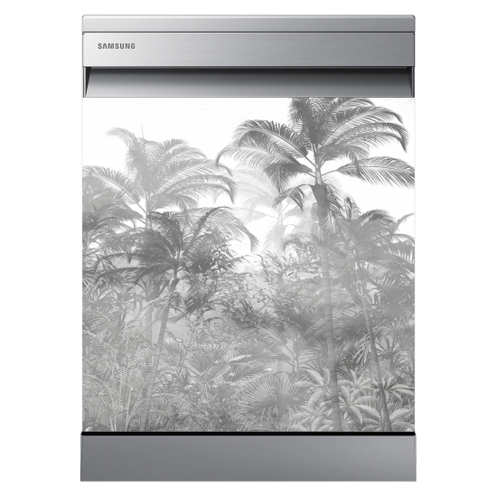 Dishwasher Sticker - Tropical forest