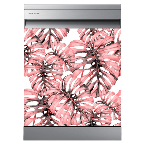 Dishwasher Sticker - Tropical leaves