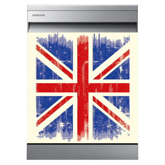 Dishwasher Sticker - UK Flag