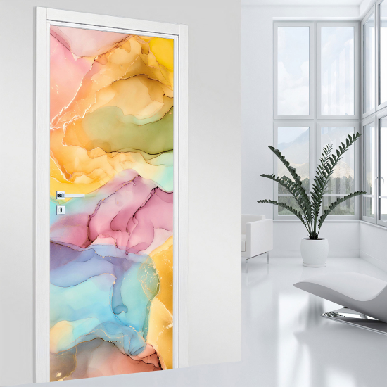 Door Sticker - Decal - Abstract