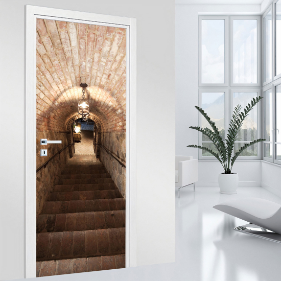 Door Sticker - Decal - Arches Corridor