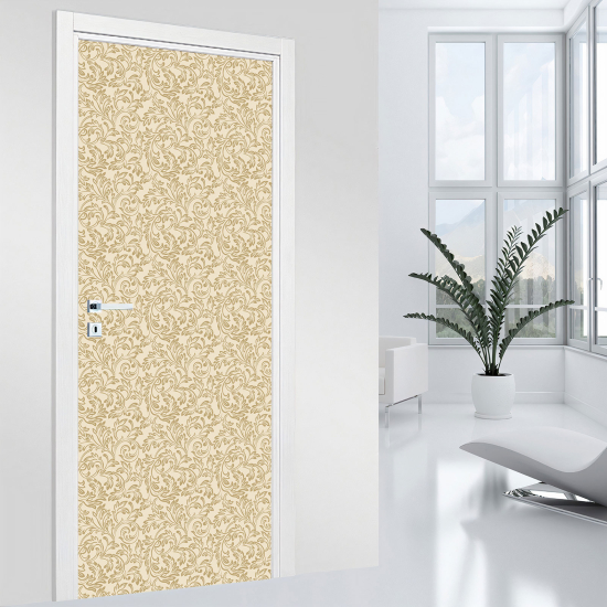 Door Sticker - Decal - Baroque pattern