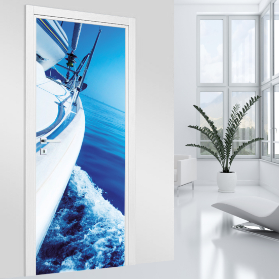 Door Sticker - Decal - Boat