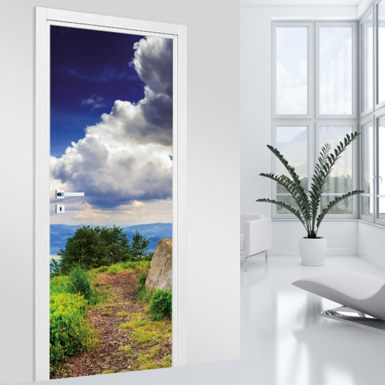 Door Sticker - Decal - Dirt road