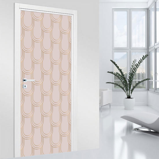 Door Sticker - Decal - Elegant pattern