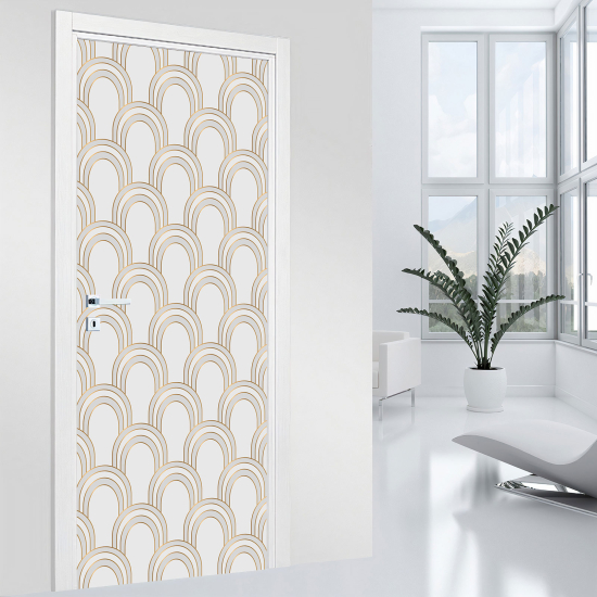 Door Sticker - Decal - Elegant pattern