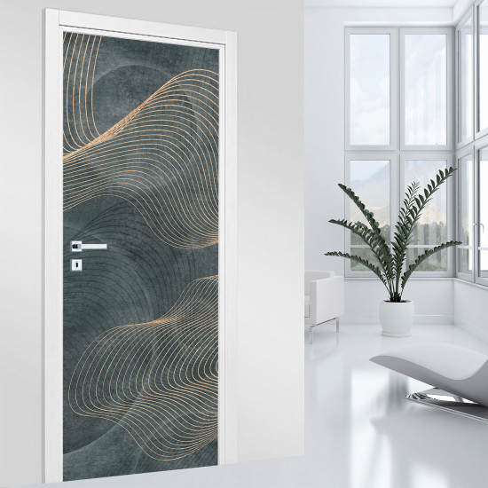 Door Sticker - Decal - Elegant pattern