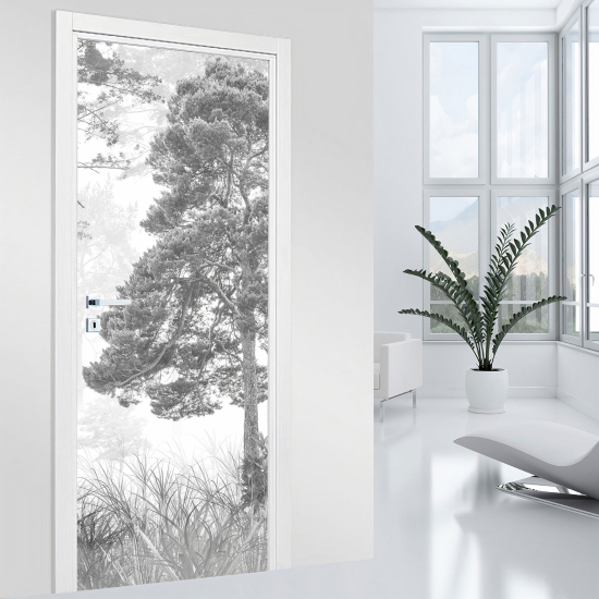 Door Sticker - Decal - Forest