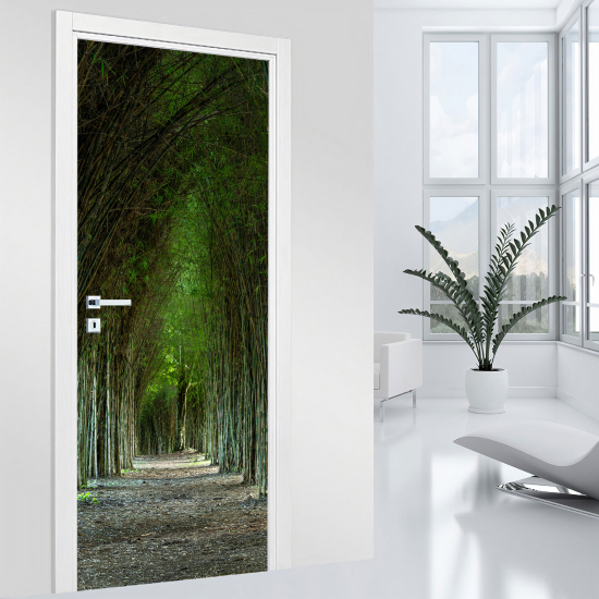 Door Sticker - Decal - Forest