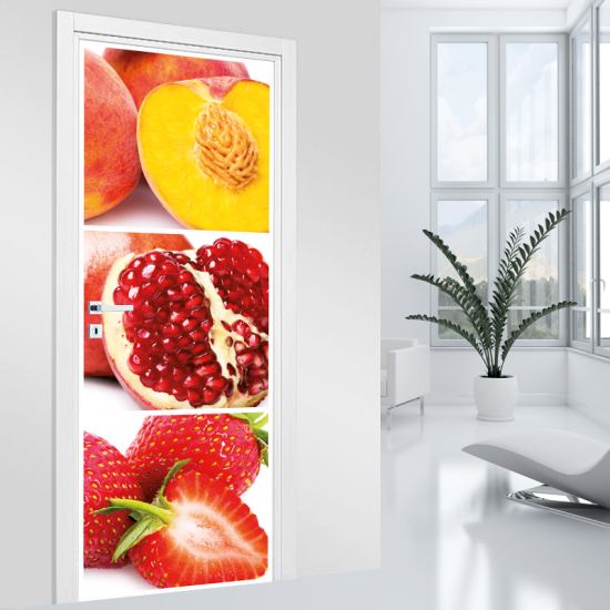 Door Sticker - Decal - Fruits