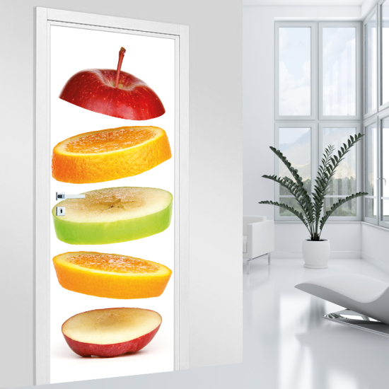 Door Sticker - Decal - Fruits