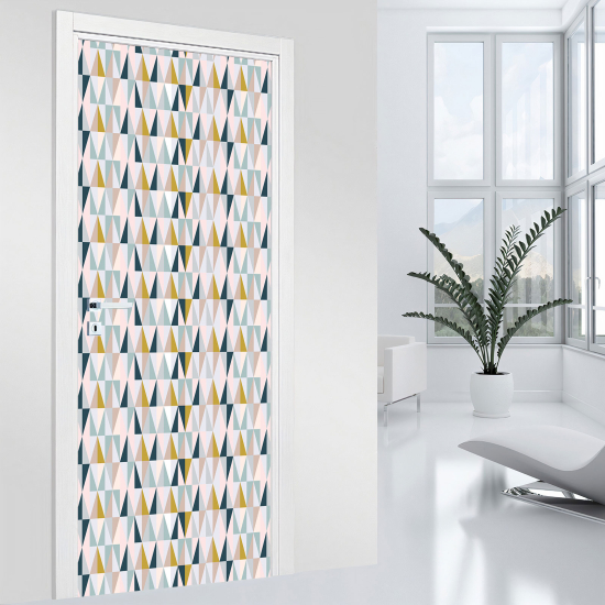 Door Sticker - Decal - Geometric pattern