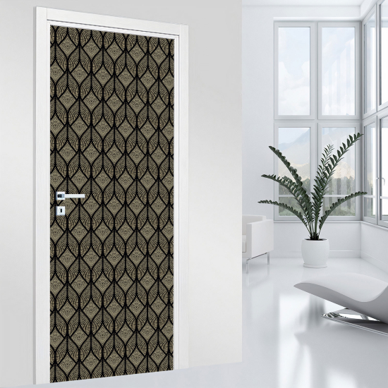 Door Sticker - Decal - Geometric pattern