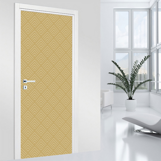 Door Sticker - Decal - Geometric pattern