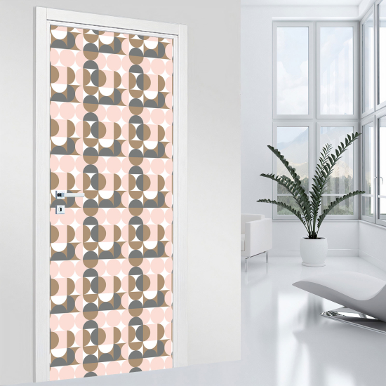 Door Sticker - Decal - Geometric pattern