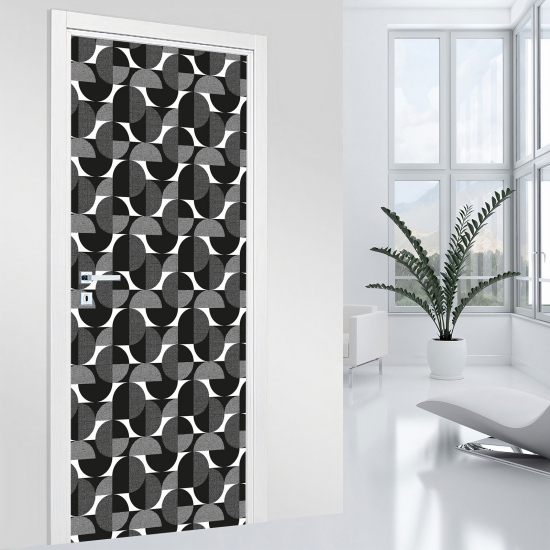 Door Sticker - Decal - Geometric pattern