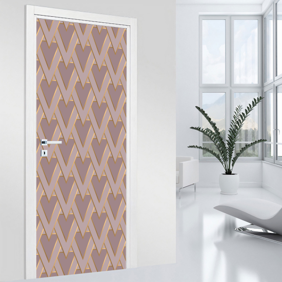 Door Sticker - Decal - Geometric pattern