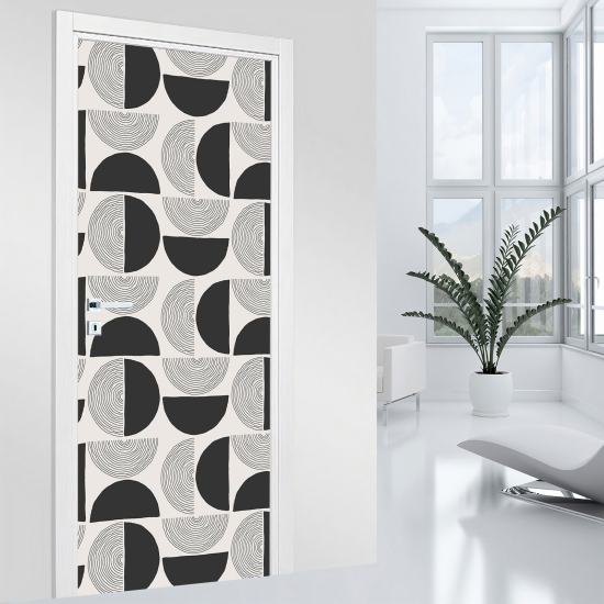 Door Sticker - Decal - Geometric pattern