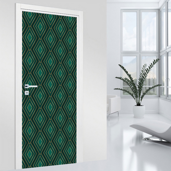 Door Sticker - Decal - Geometric pattern