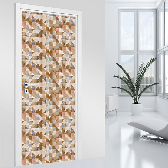 Door Sticker - Decal - Geometric pattern