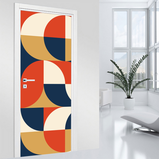 Door Sticker - Decal - Geometric pattern