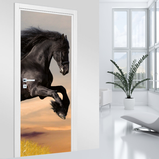 Door Sticker - Decal - Horse