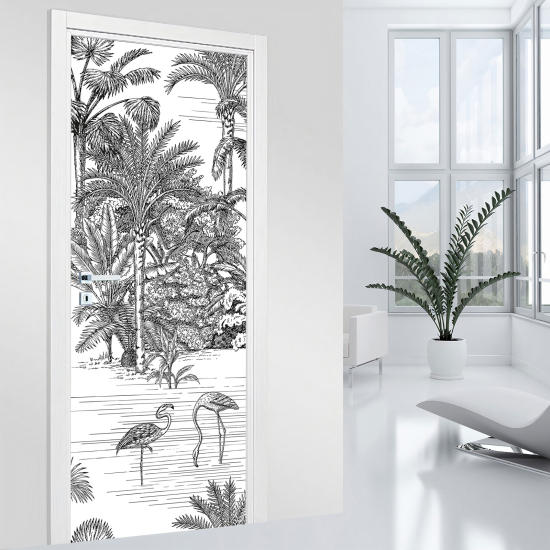 Door Sticker - Decal - Jungle