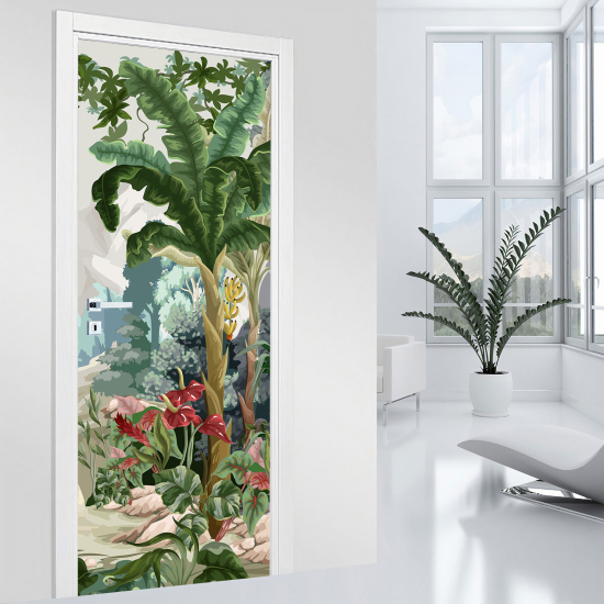 Door Sticker - Decal - Jungle