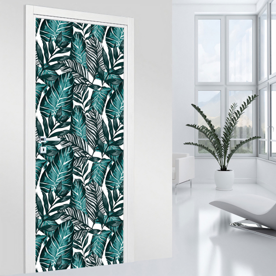 Door Sticker - Decal - Leaves