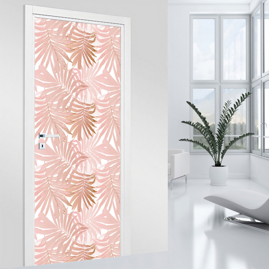 Door Sticker - Decal - Leaves