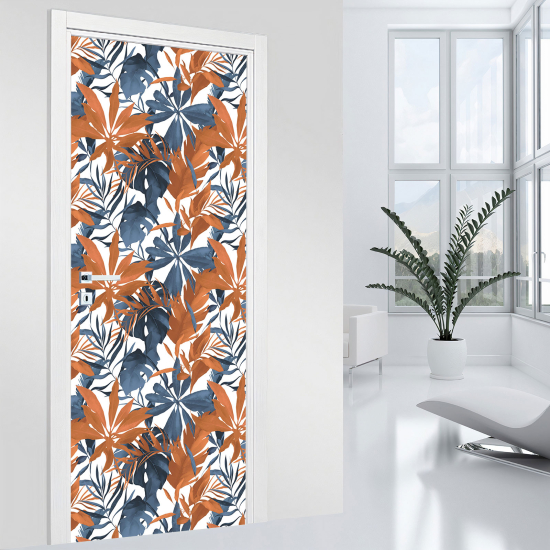 Door Sticker - Decal - Leaves