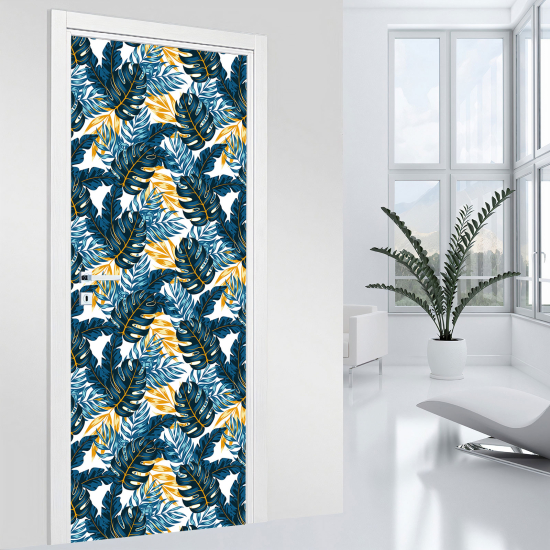 Door Sticker - Decal - Leaves