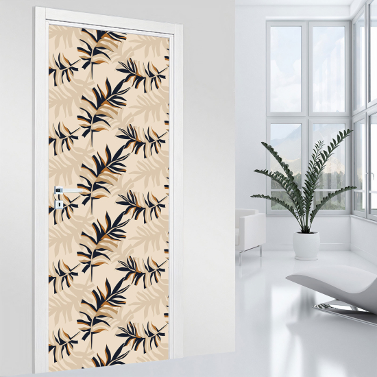 Door Sticker - Decal - Leaves