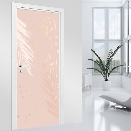 Door Sticker - Decal - Leaves