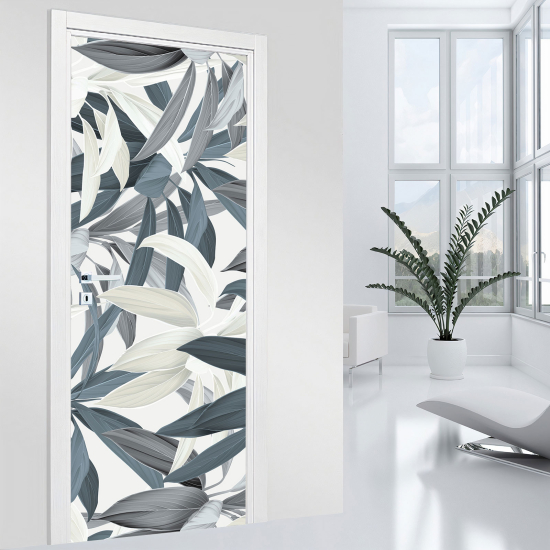 Door Sticker - Decal - Leaves