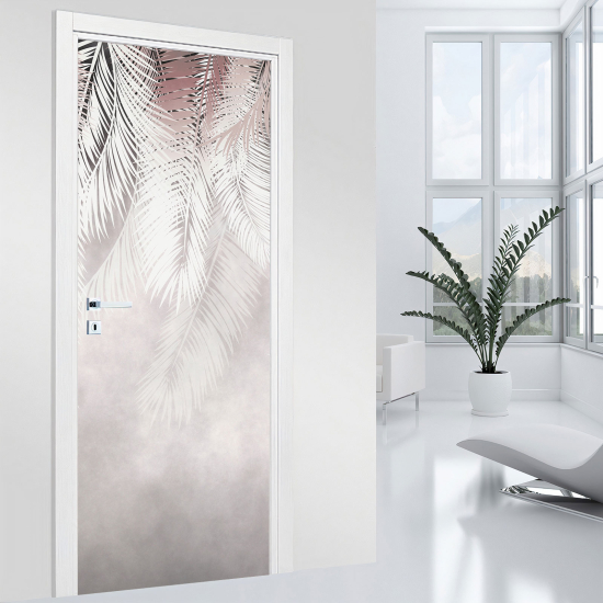 Door Sticker - Decal - Leaves