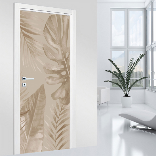 Door Sticker - Decal - Leaves