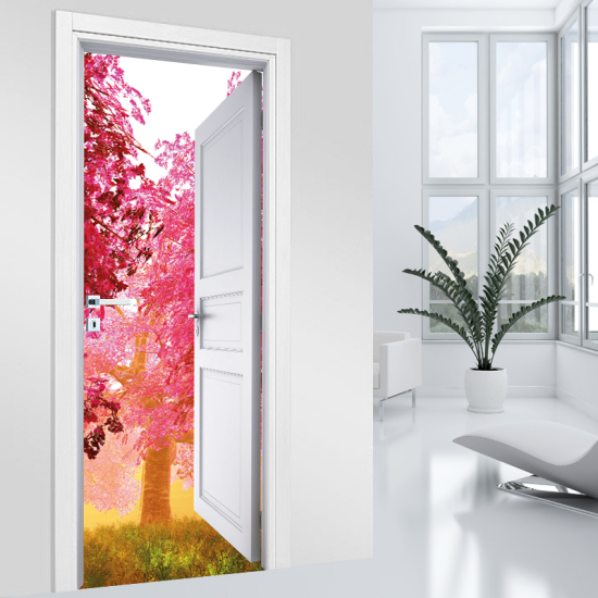 Door Sticker - Decal - Nature