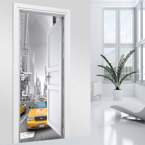 Door Sticker - Decal - New York