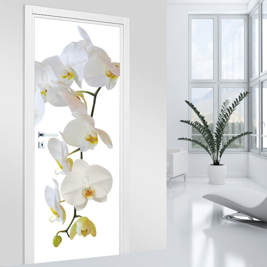 Door Sticker - Decal - Orchid