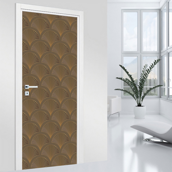 Door Sticker - Decal - Oriental Pattern