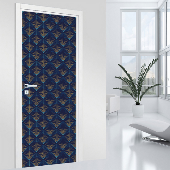 Door Sticker - Decal - Oriental Pattern