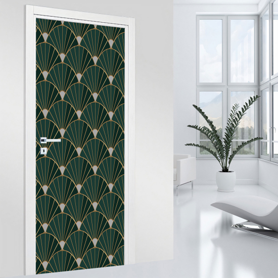 Door Sticker - Decal - Oriental Pattern