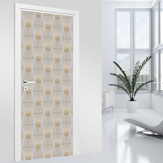 Door Sticker - Decal - Oriental pattern