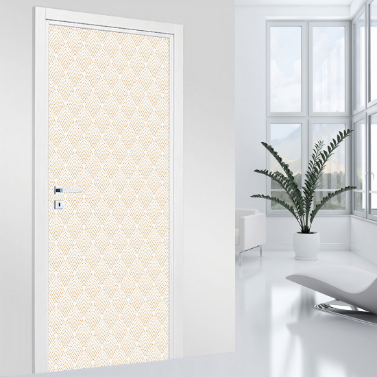 Door Sticker - Decal - Oriental pattern